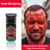 Criminal Identifier - Rotes Farb-Gel-Spray 40 ml Jet Man
