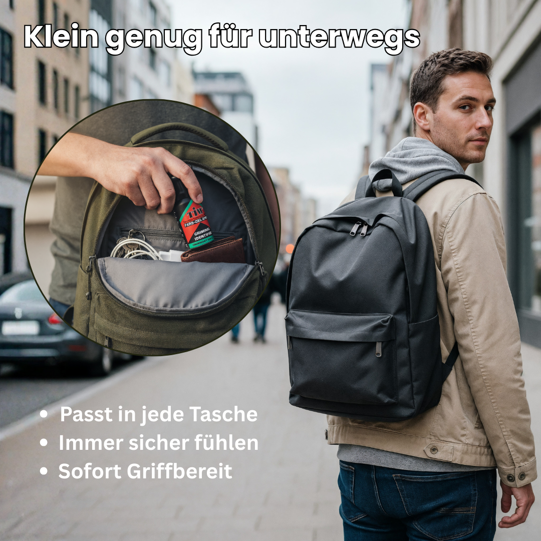 Criminal Identifier - Rotes Farb-Gel-Spray 40 ml Jet Man