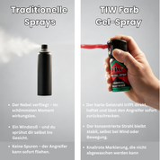 Criminal Identifier - Rotes Farb-Gel-Spray 40 ml Jet Man