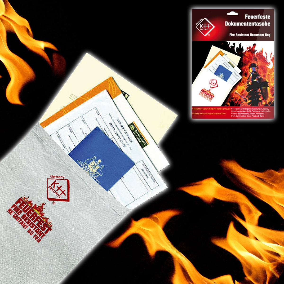 Feuerfeste Dokumententasche "Basic"