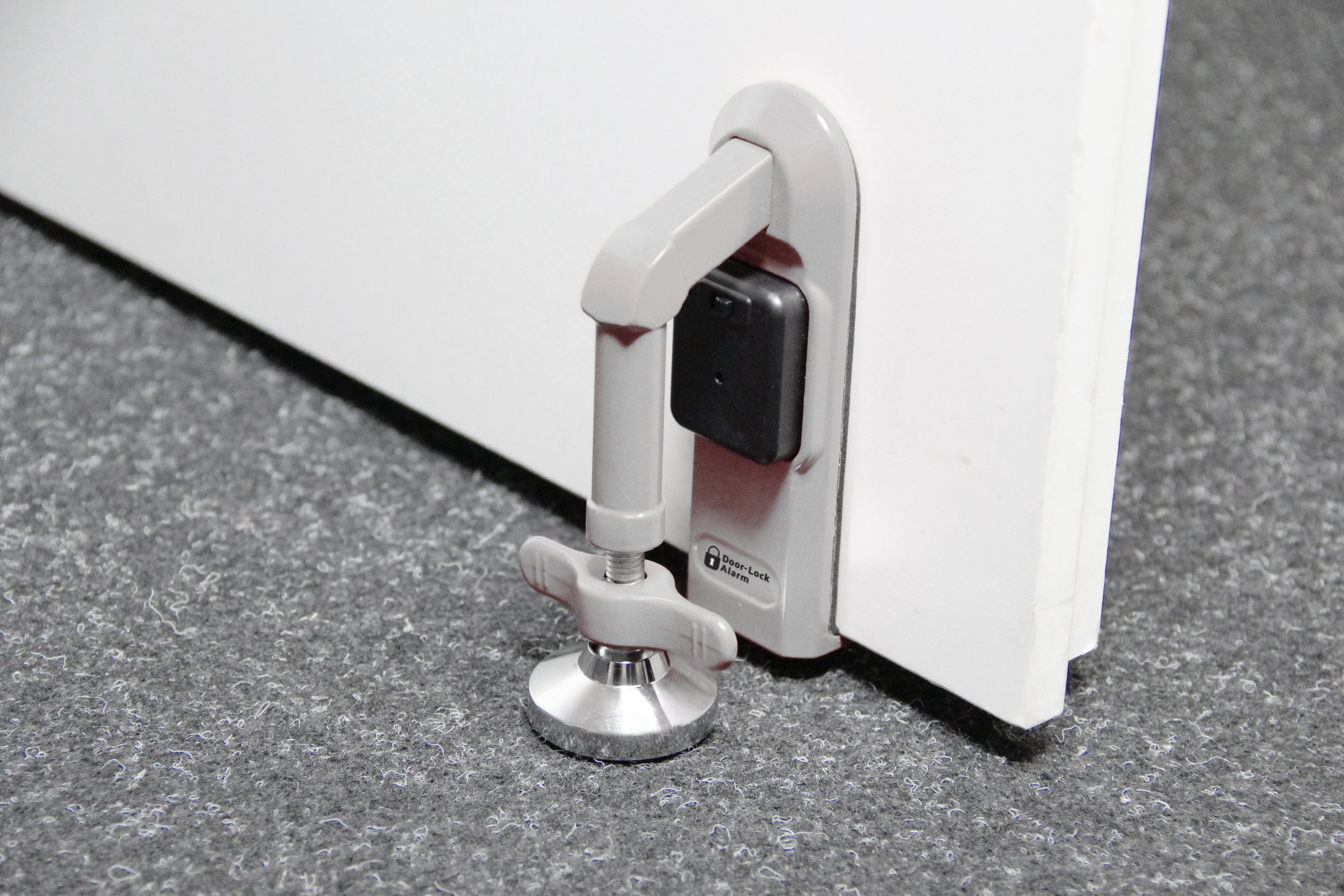 Einbruchschutz Door-Lock mit Alarm – Originalaufnahme