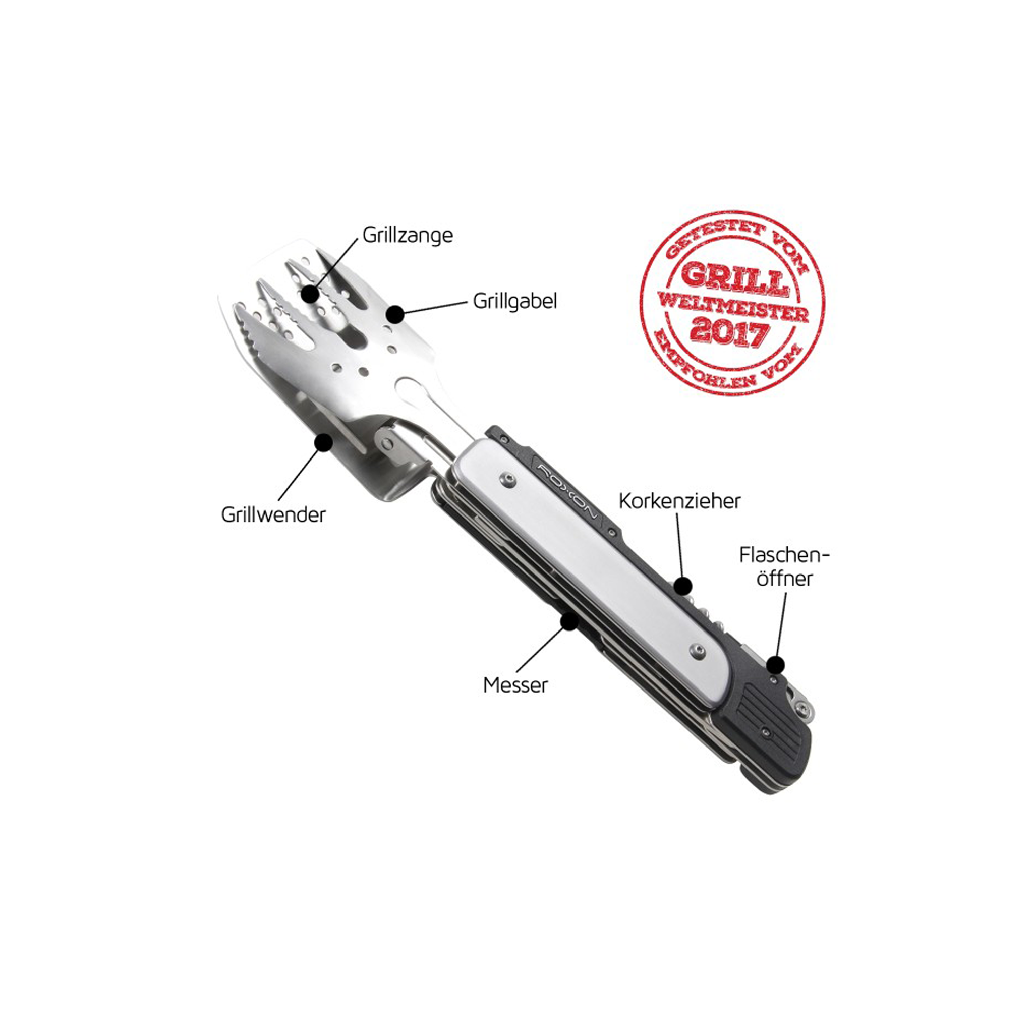 Roxon BBQ Tool 6 in 1