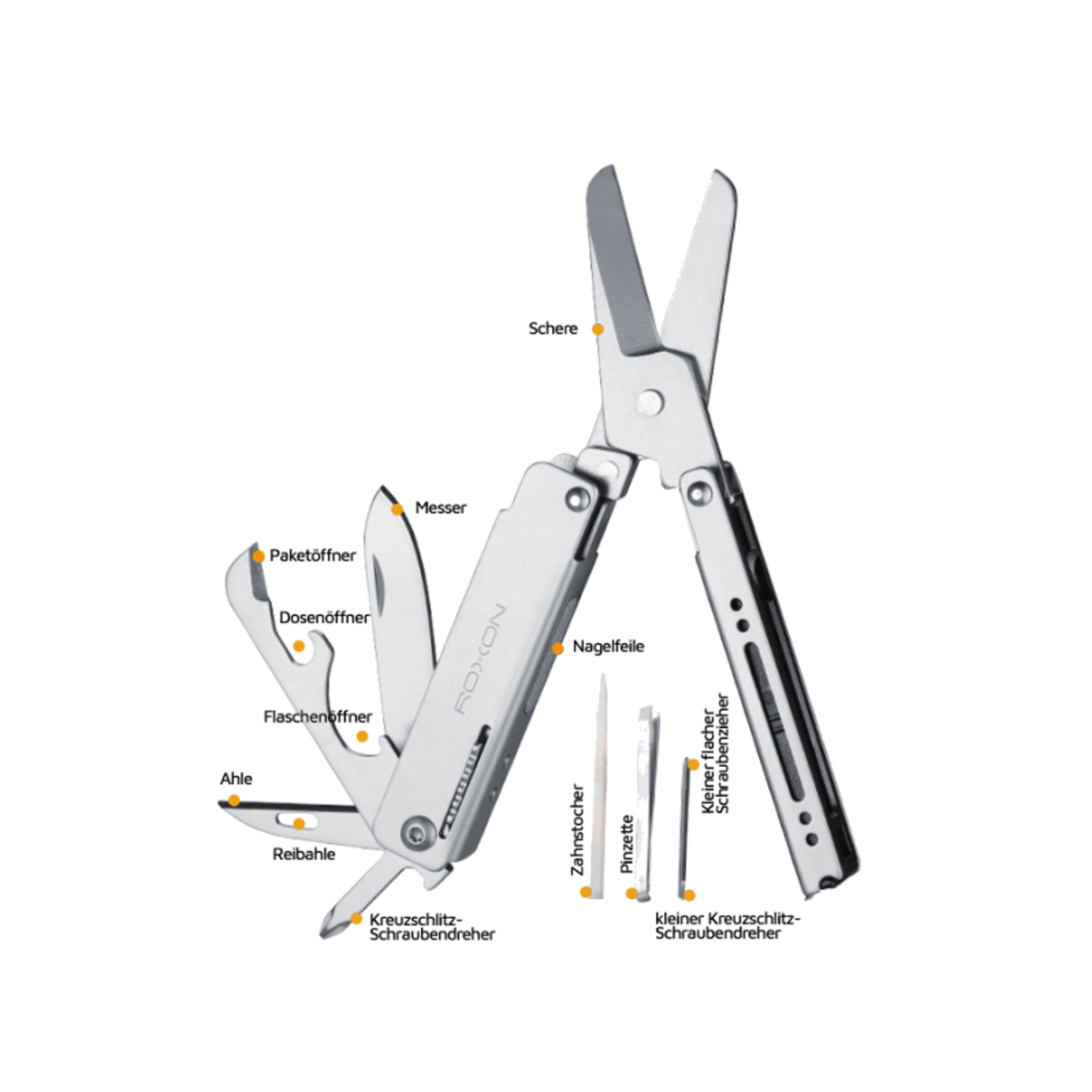 Roxon M3 - 13 Funktionen