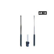Teleskopschlagstock mit PVC Griff und Profi-Holster